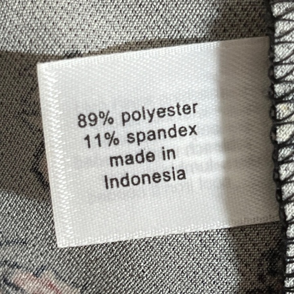 Lane Bryant Floral Top 18 Black Boho Western Preppy Dainty Belted Peasant Hippie - Picture 10 of 13